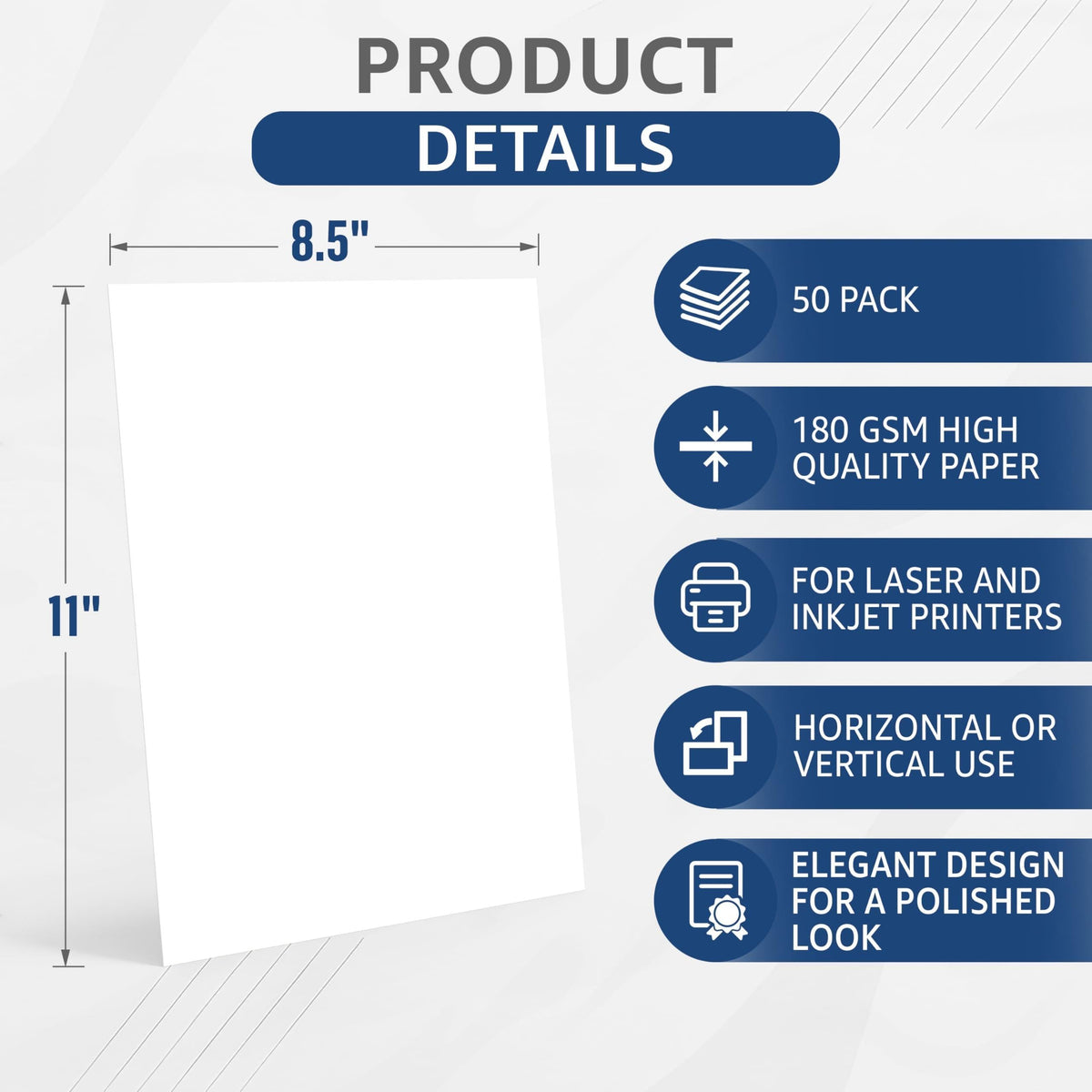 Luminara Heavyweight Learning Cardstock | 50 Sheets — alternate product view 2