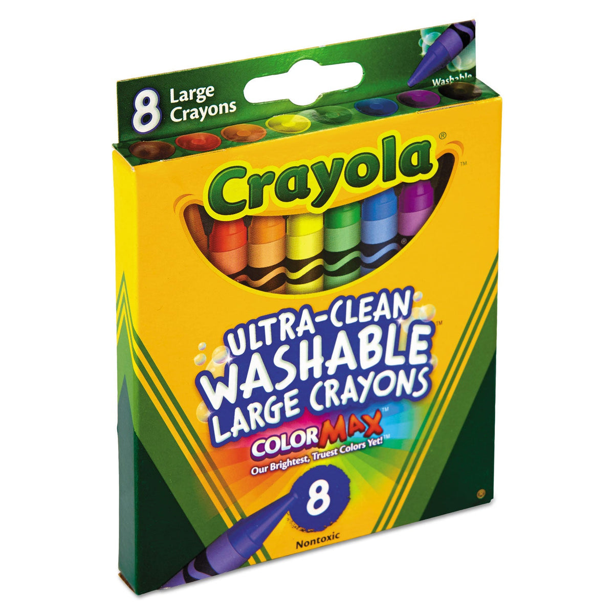 Luminara Large Washable Crayons | 8-Color Set — alternate product view 2
