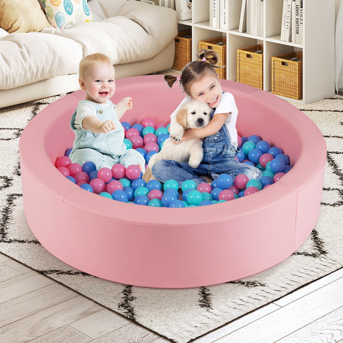 Soft Foam Ball Pit | 200-Ball Sensory Play Set — alternate product view 4