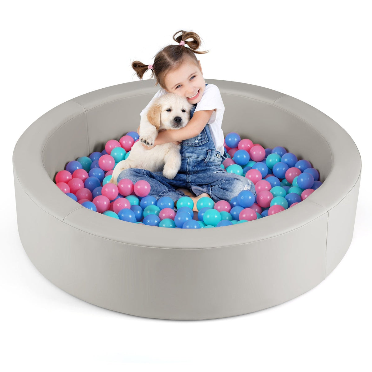 Soft Foam Ball Pit | 200-Ball Sensory Play Set — alternate product view 7