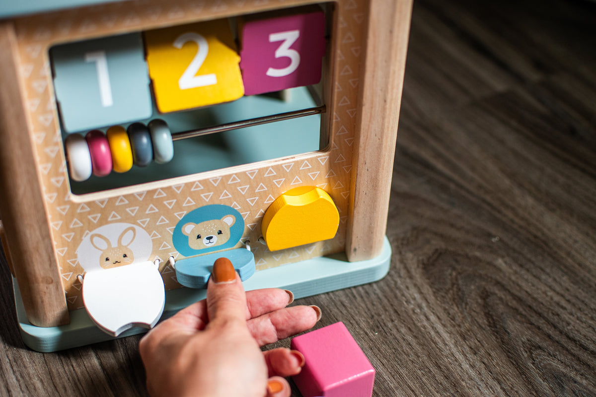 Toddler Activity Cube | Fine-Motor Learning Center — alternate product view 7