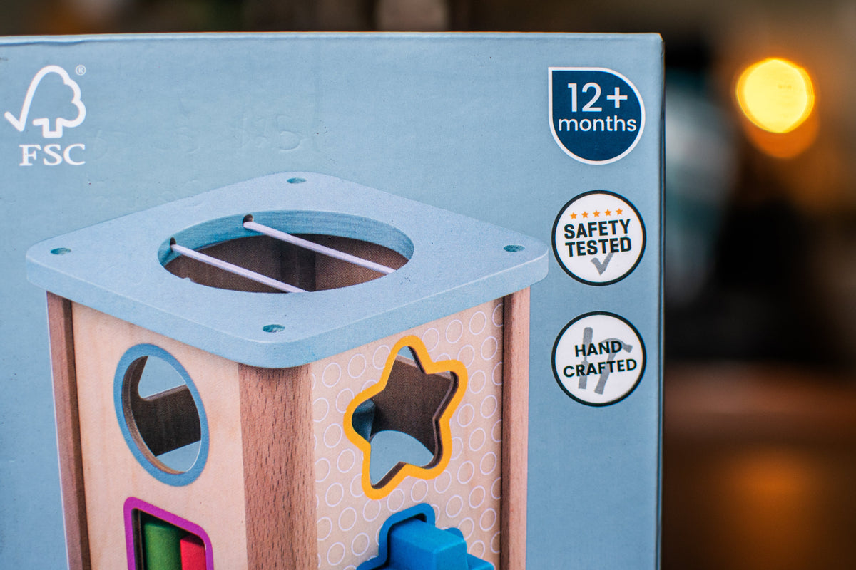 Wooden Shape Sorter | Fine-Motor + Early Learning Toy — alternate product view 9