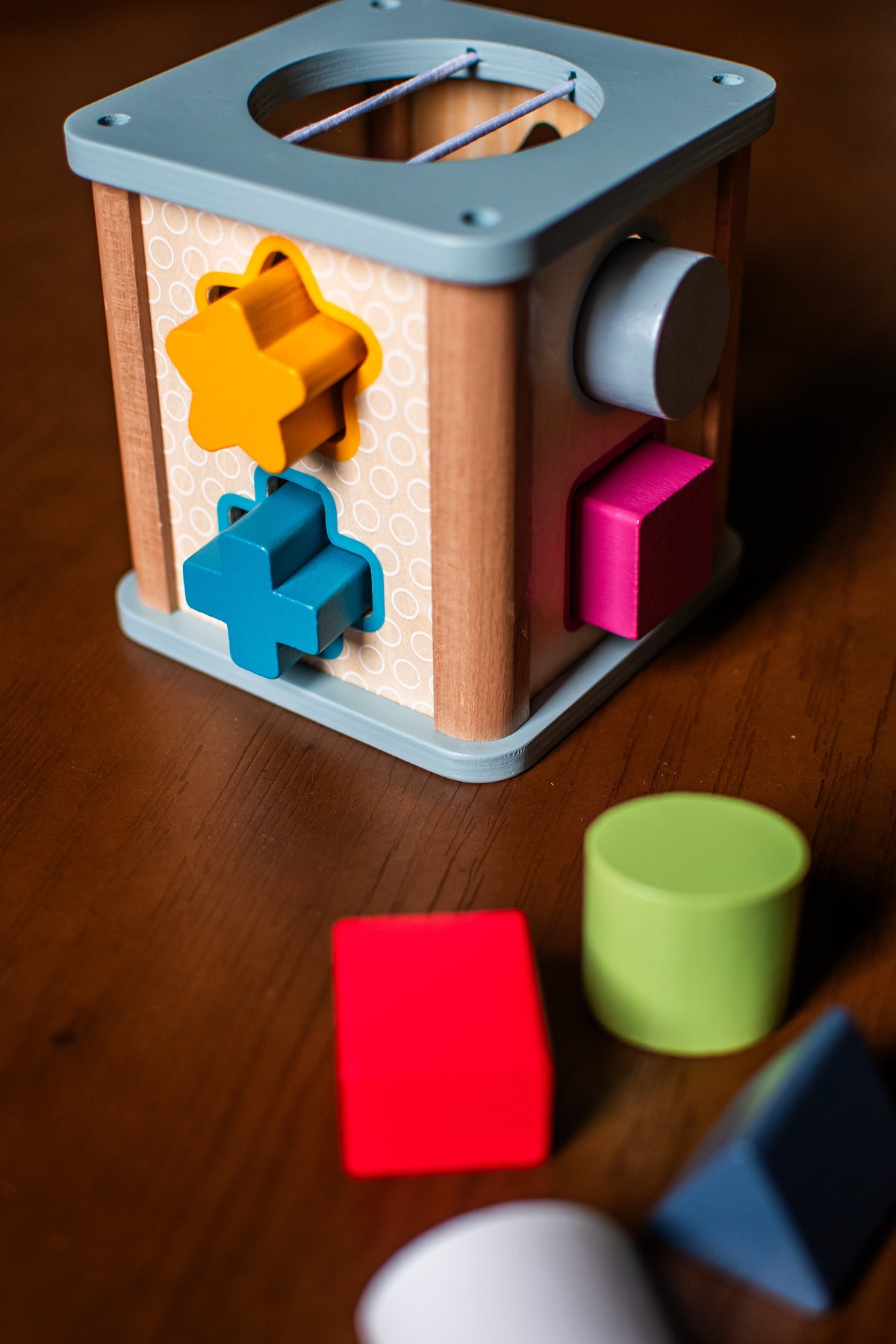 Wooden Shape Sorter | Fine-Motor + Early Learning Toy — alternate product view 3