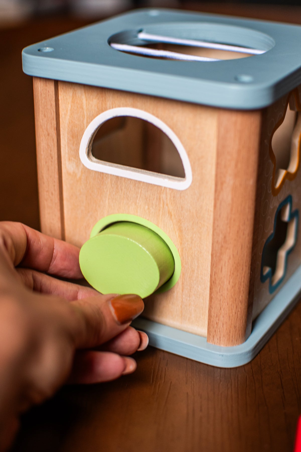 Wooden Shape Sorter | Fine-Motor + Early Learning Toy — alternate product view 5