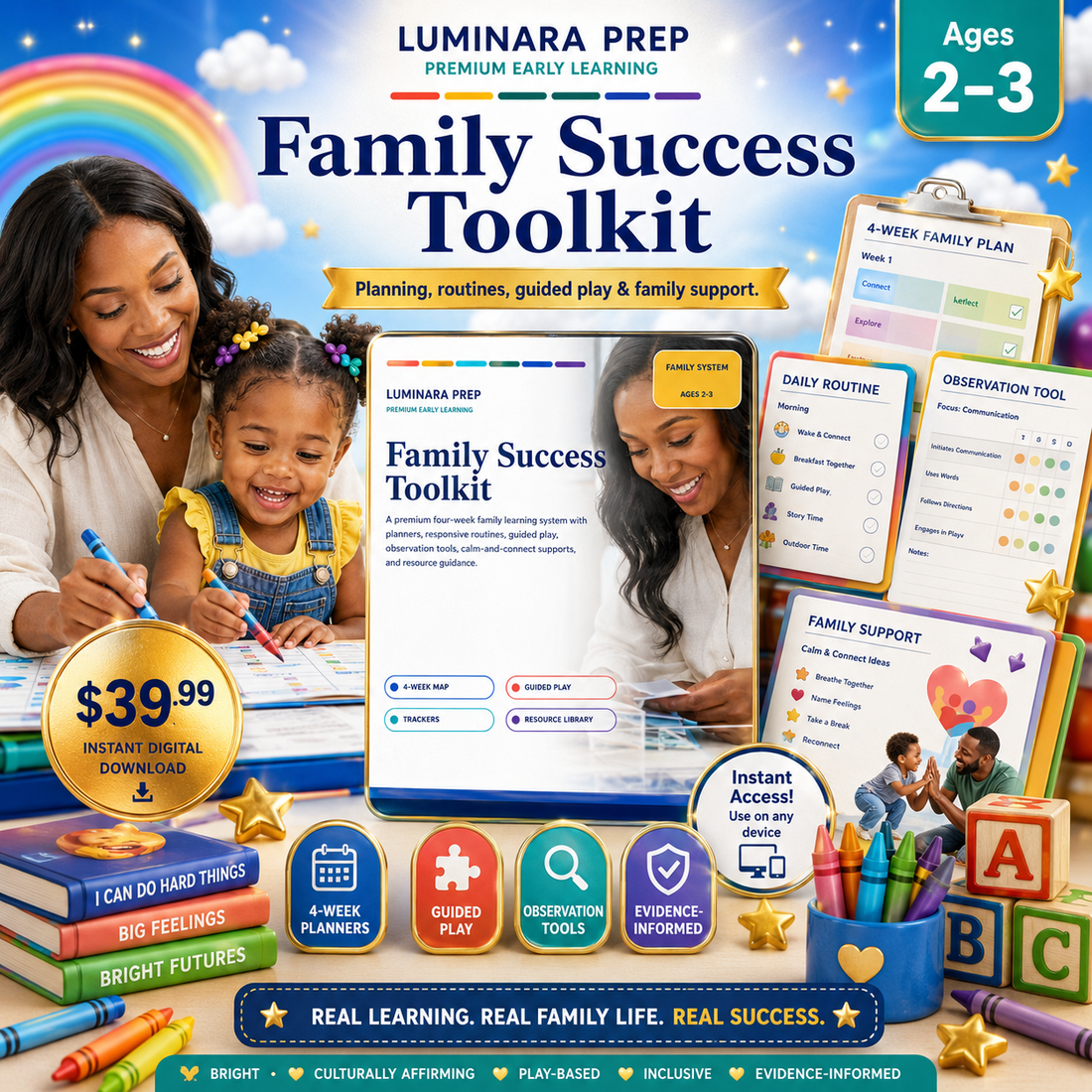 Luminara Prep Family Success Toolkit Ages 2–3