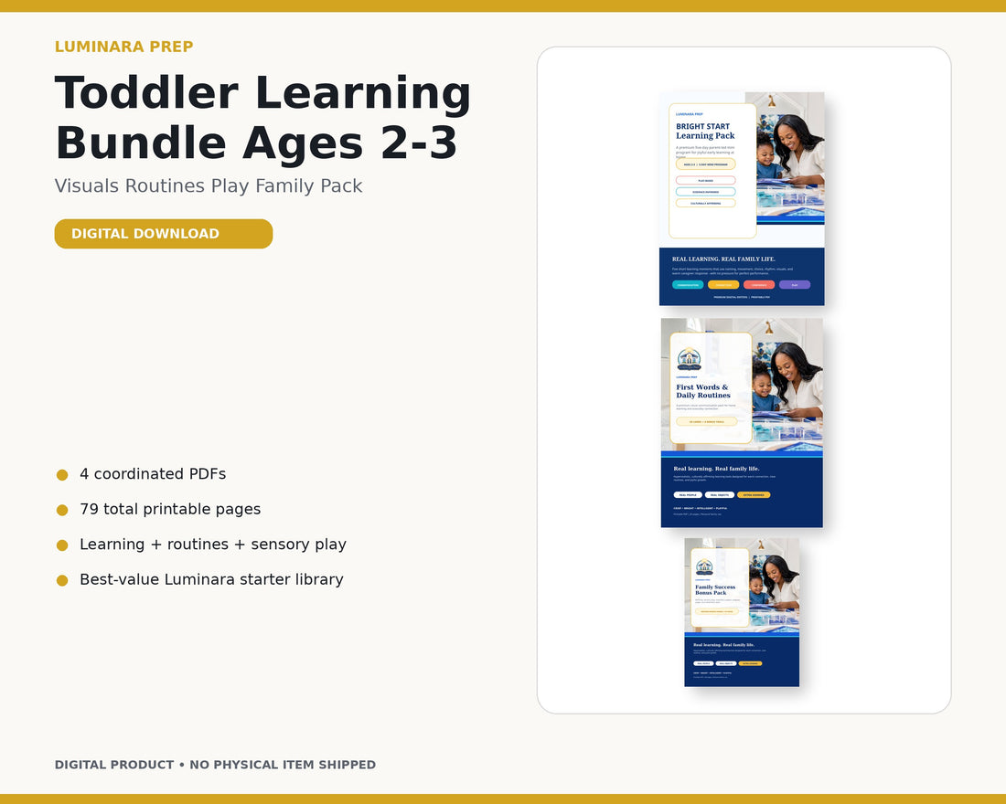Luminara Prep Starter Library Ages 2-3