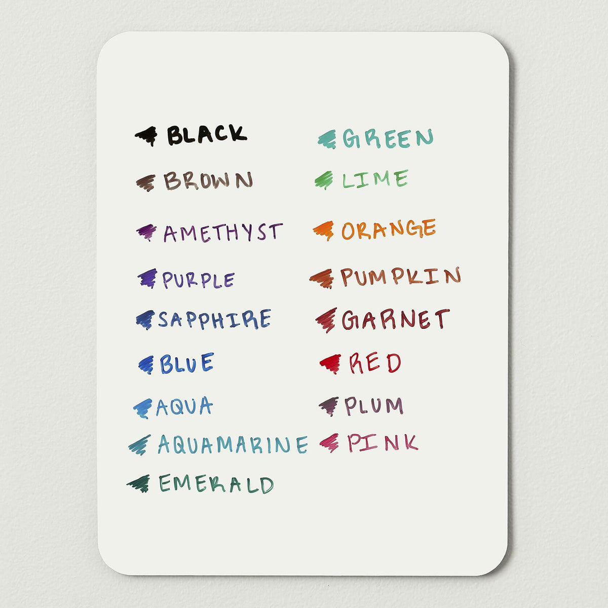 Luminara Dry-Erase Learning Markers | 4-Color Fine-Point Set — alternate product view 6